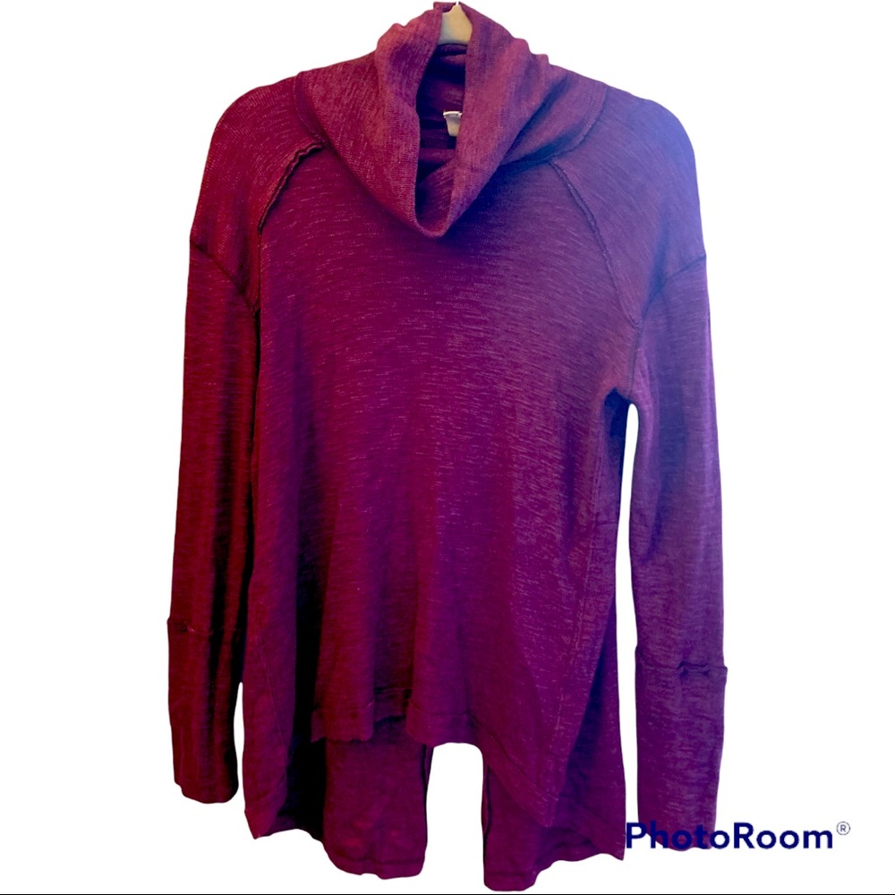 Free People Cowl Neck Sweater Tunic